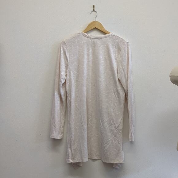 Pink Republic Beige Open-Front Cardigan with Waterfall Style size XL - Picture 5 of 5